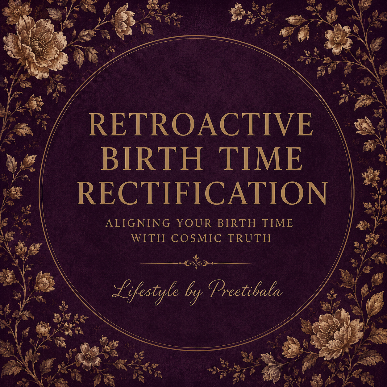 Retroactive Birth Time Rectification