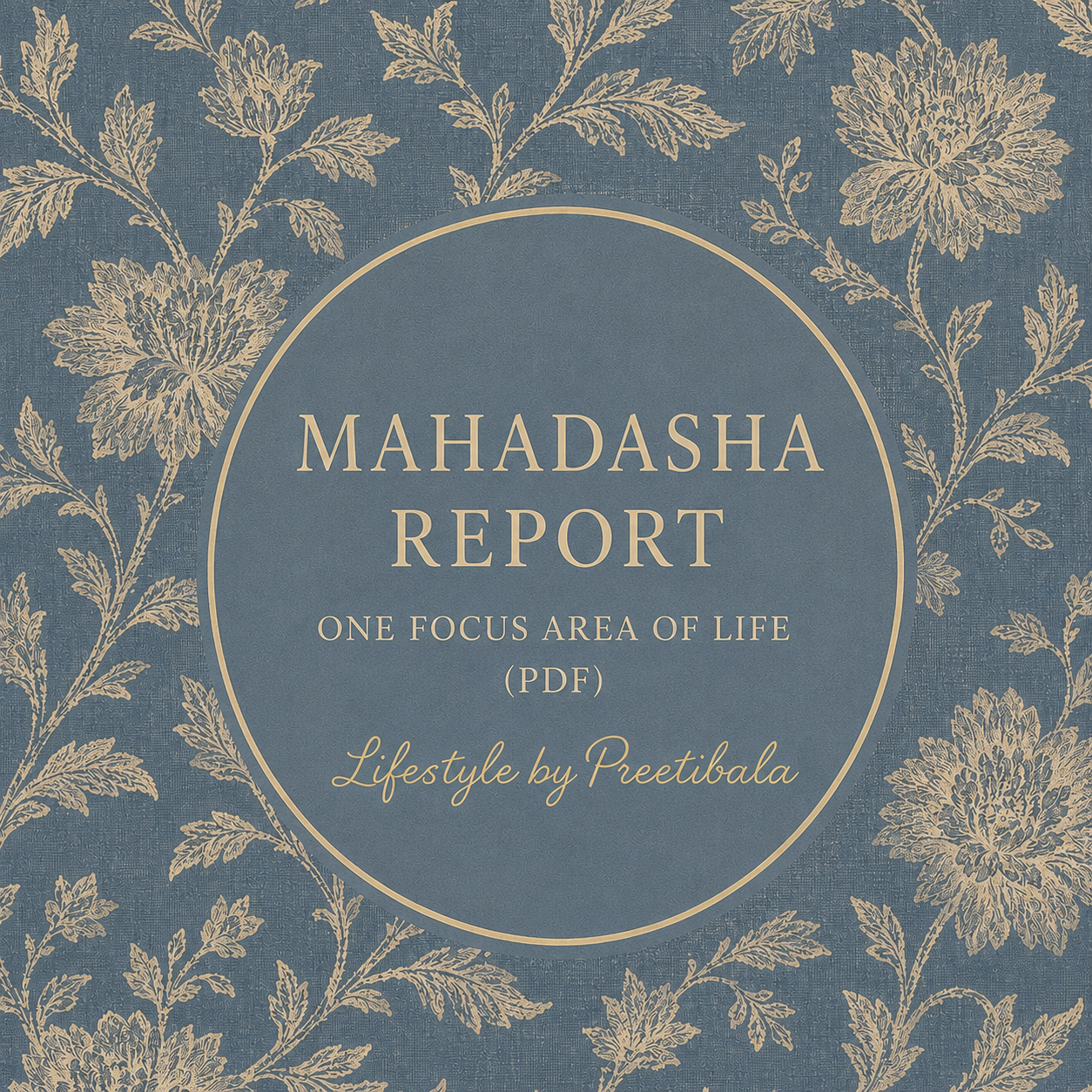 Mahadasha Life Cycle Report : A Vedic Astrology Timing Analysis for One Area of Life