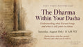 August 15th  2026 - The Dharma within your Dasha- A Vedic masterclass by Preetibala